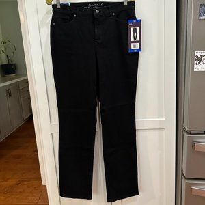 Gloria Vanderbilt Women's Black Jeans, Size: 10 Avg, Rail Straight, With Tags